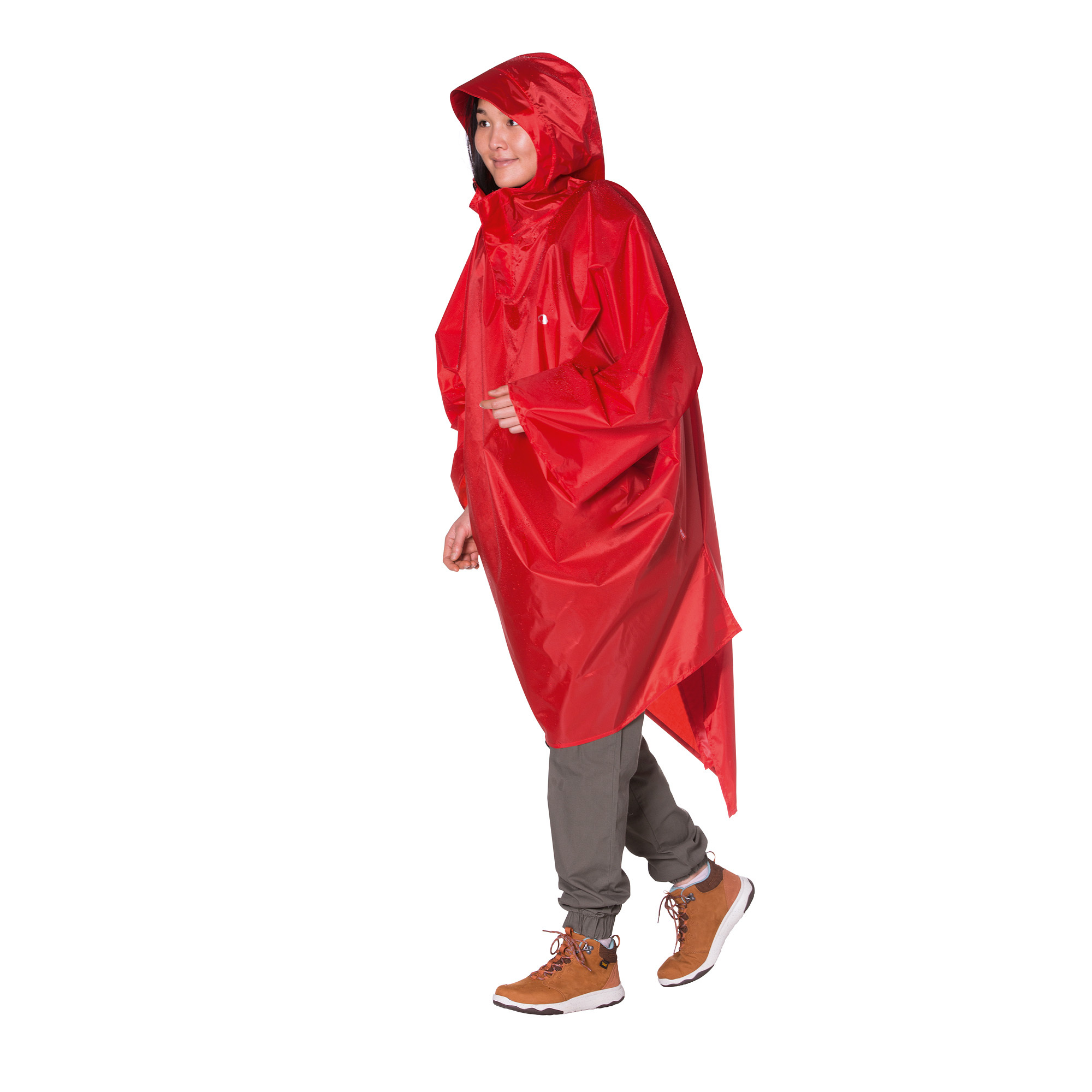 Poncho, red