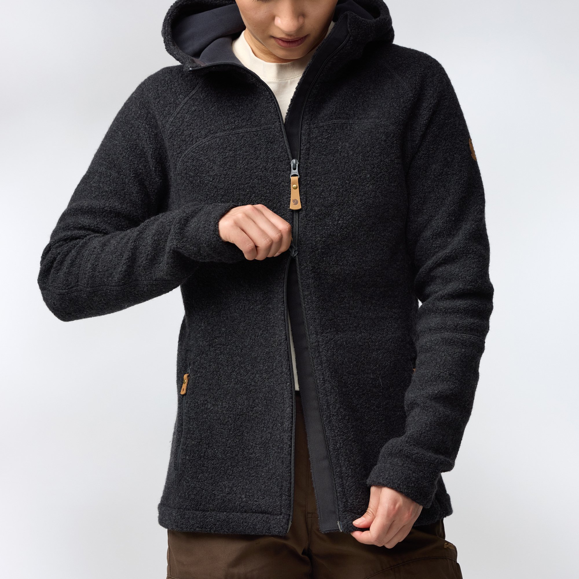 Kaitum Fleece Jacket Wm, dune beige