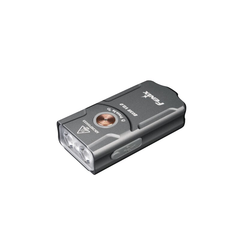 Fenix E03R V2.0 LED Schlüsselbundleuchte, grau