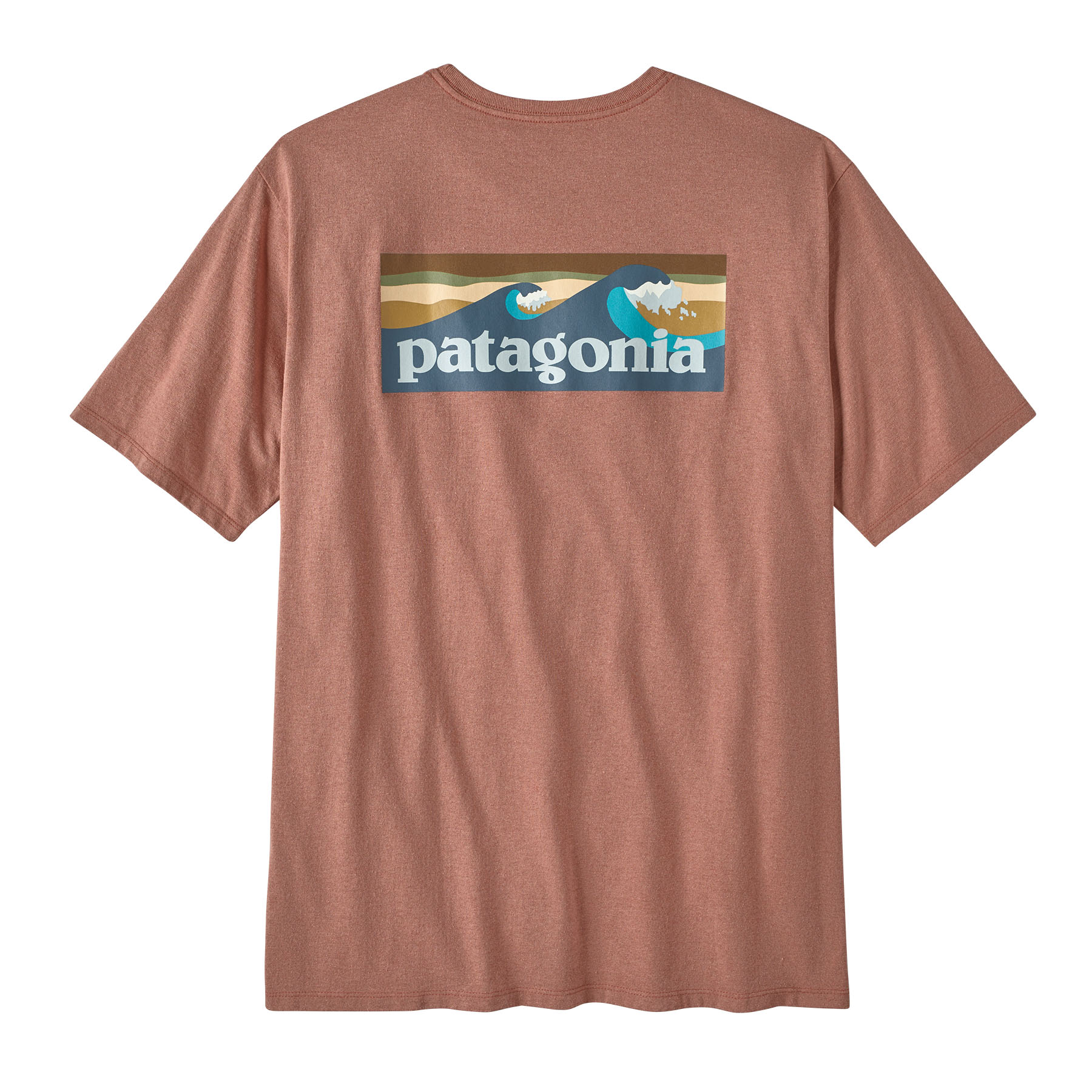 Boardshort Logo Pocket Responsibili-Tee, sienna clay