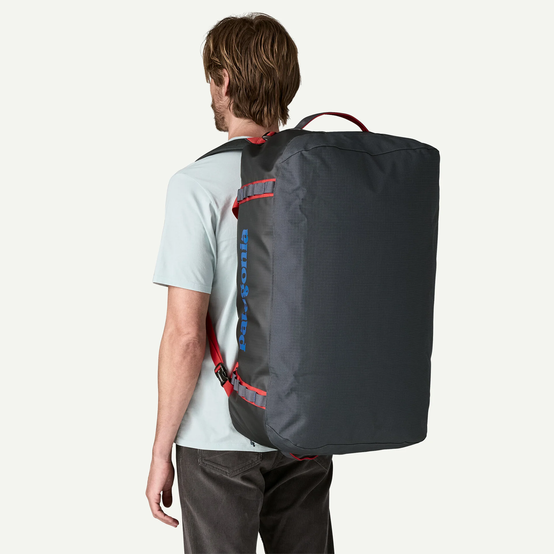 Black Hole Duffel 70, smolder Blue w/amanita Red