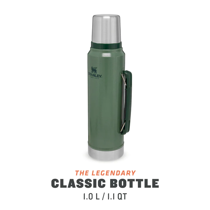 Stanley Classic Bottle 1,0 Liter, hammertone green