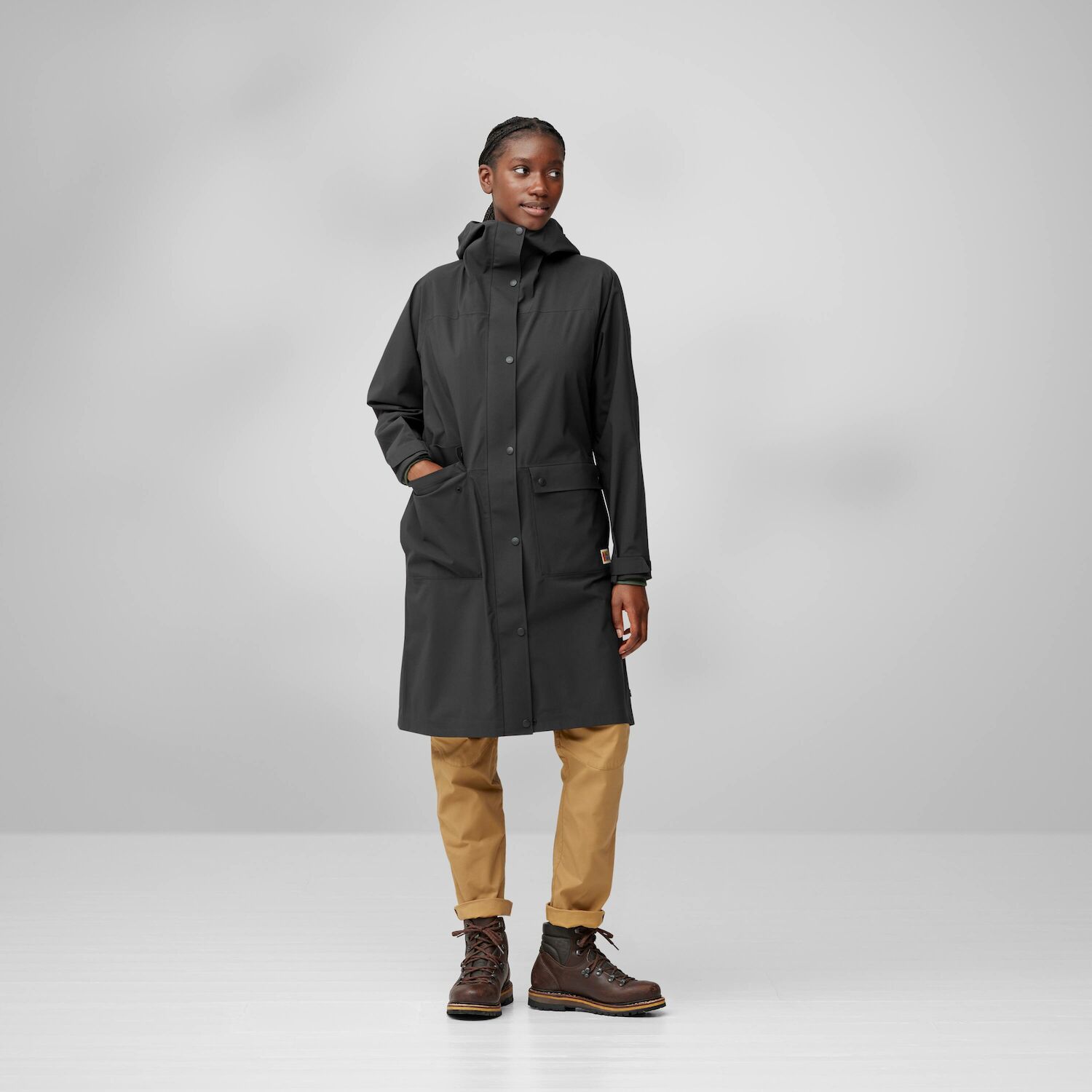 Vardag Rain Parka Wm, black