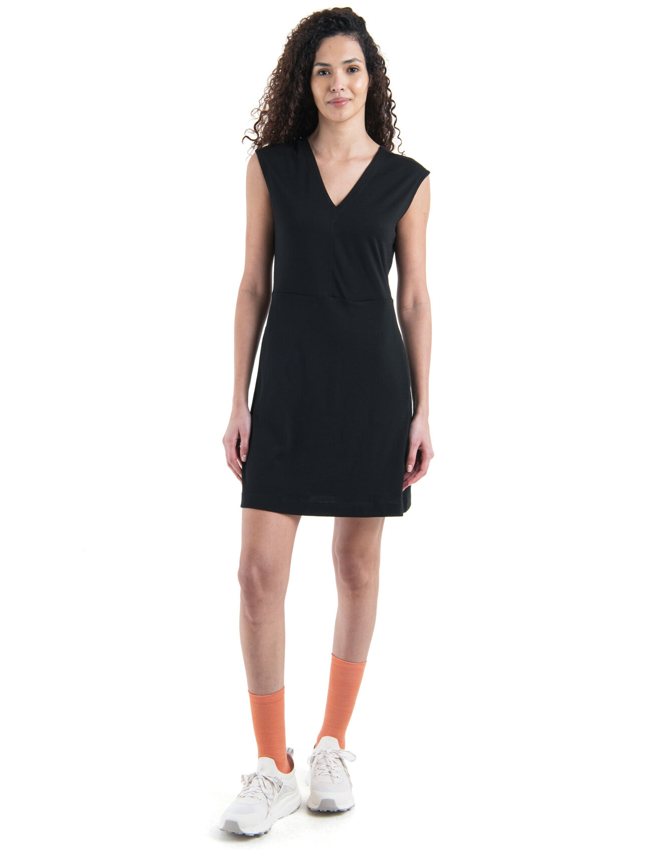 Granary Sleeveless V Neck Dress Wm, black