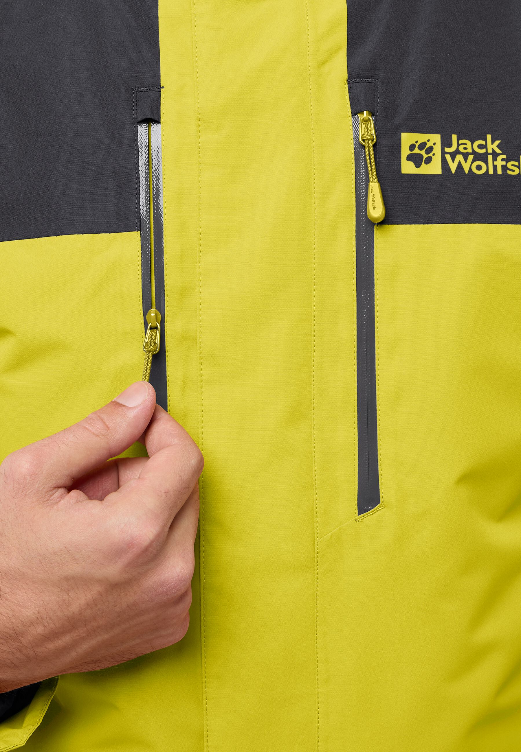 Jasper 3in1 Jacket, chartreuse