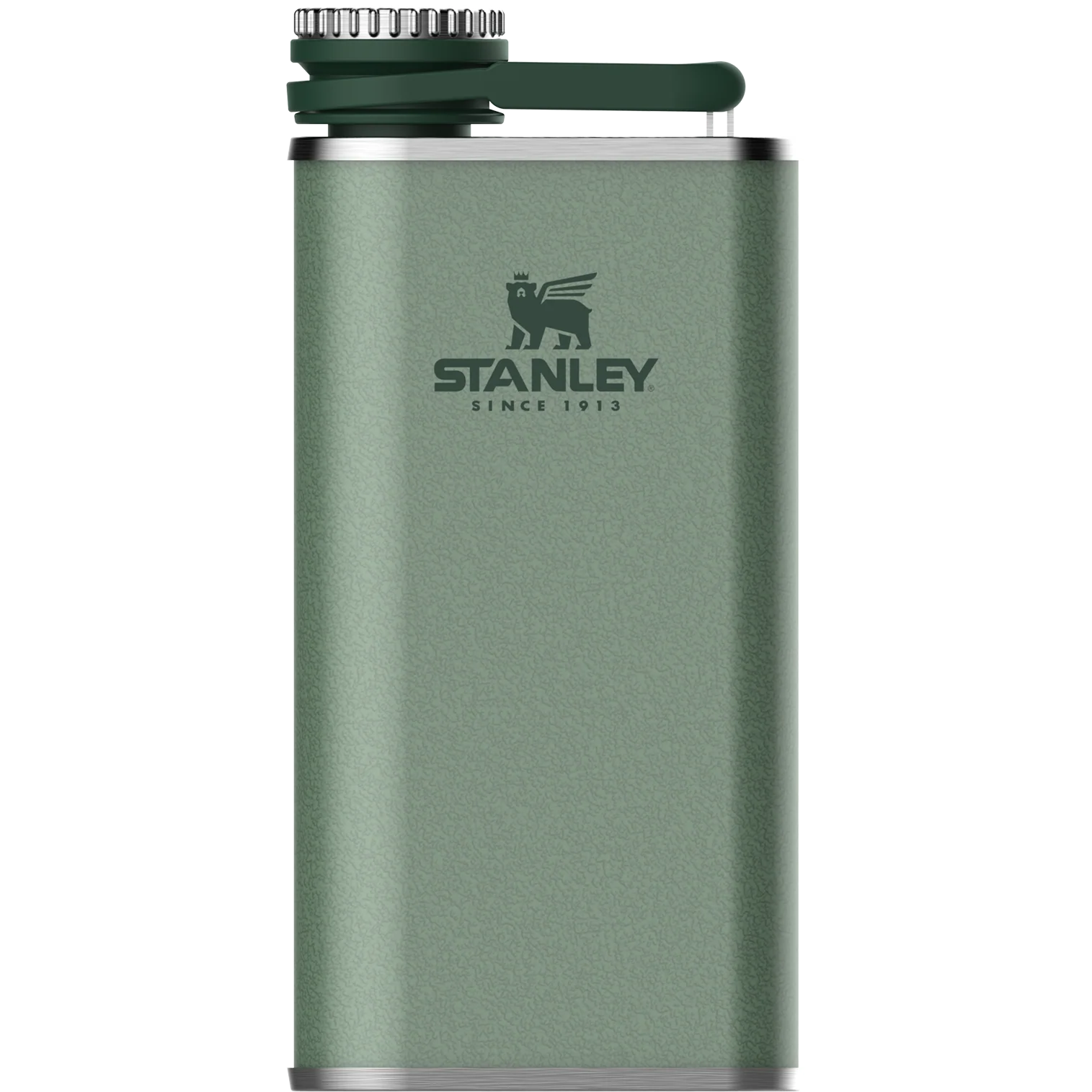 Stanley Classic Easy Fill Wide Mouth Flask, 023L, hammertone green