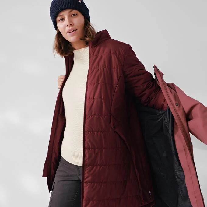 Visby 3in1 Jacket Wm, dark navy