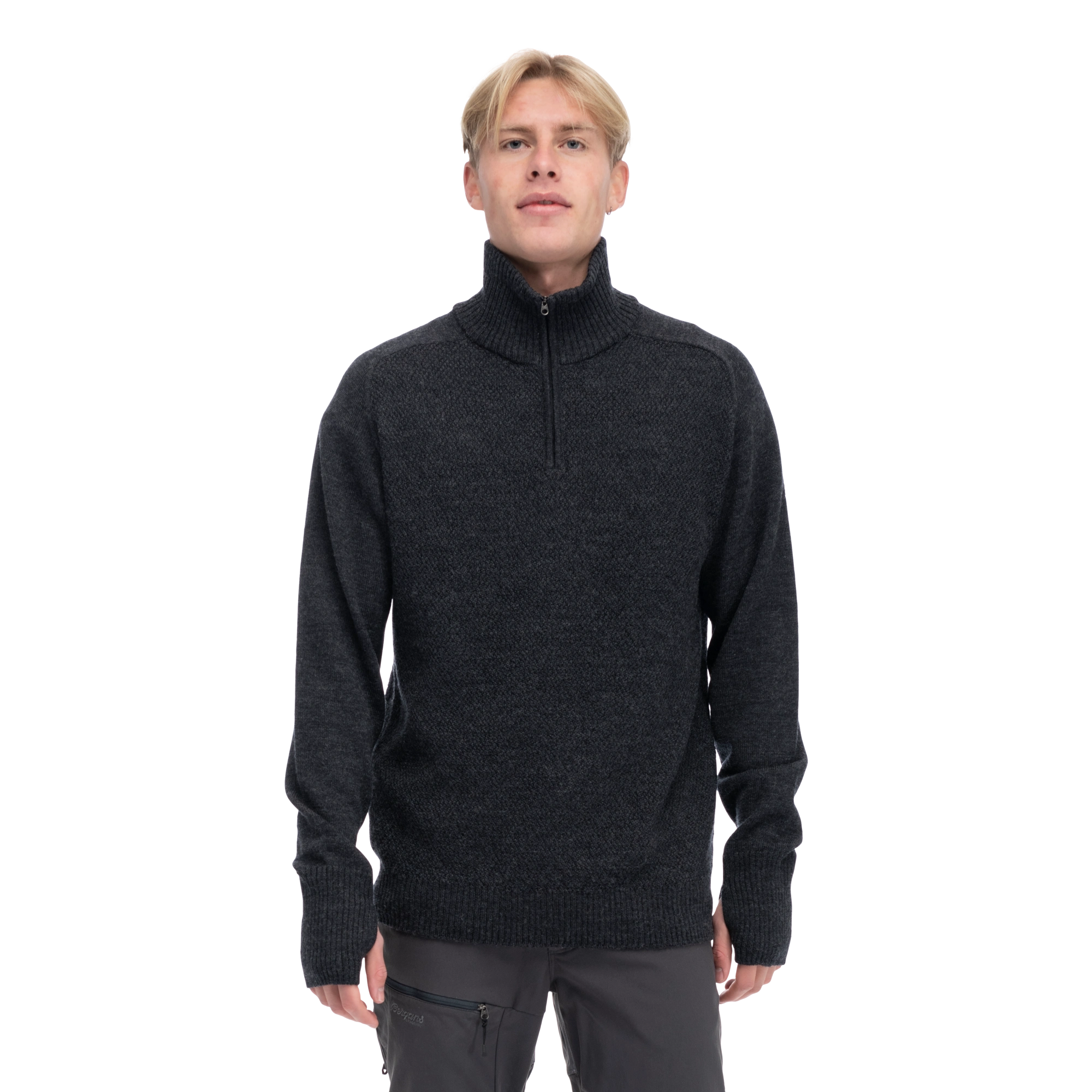 Ulriken Light Merino Jumper, dark shadow grey