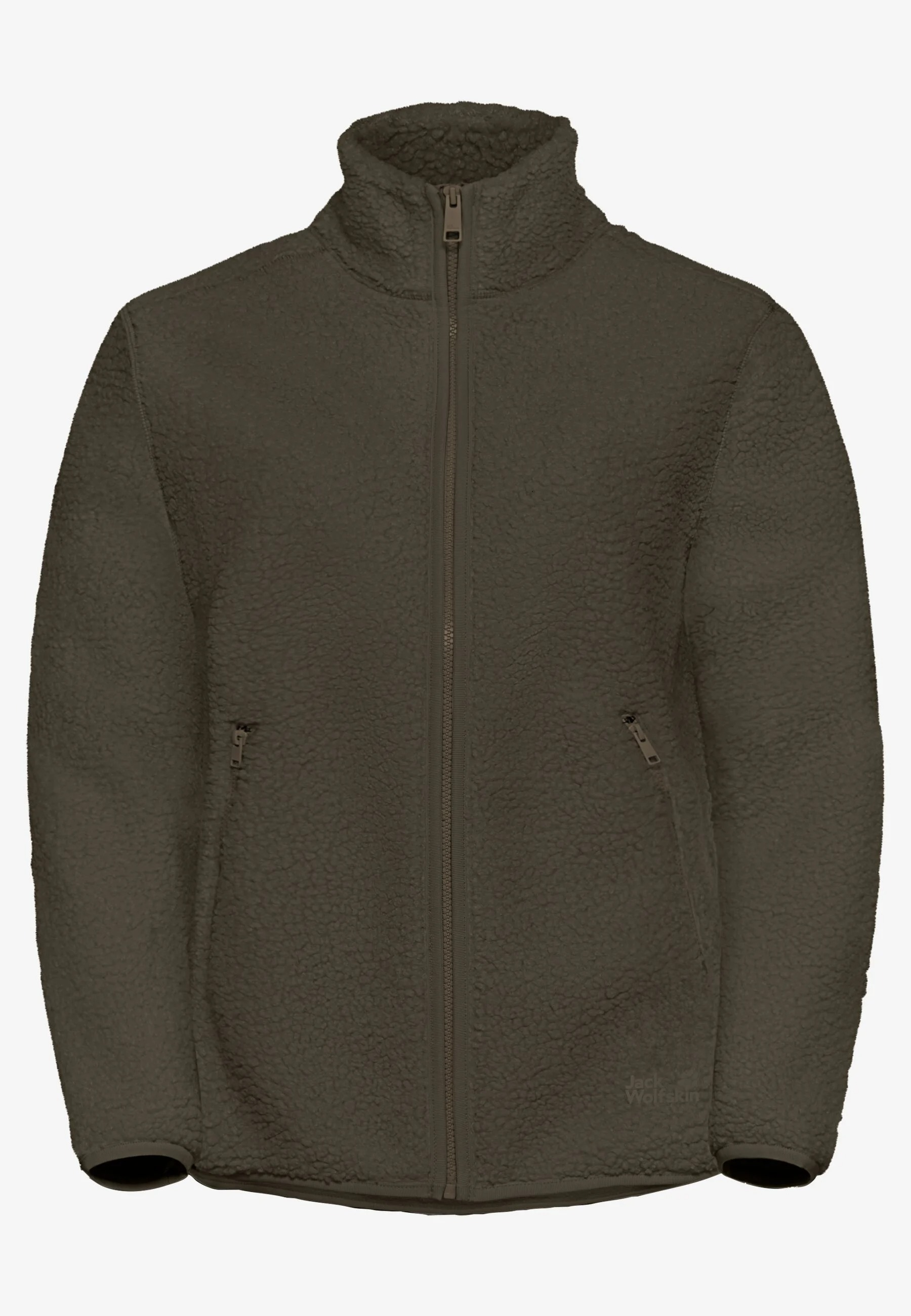 High Curl Jacket Wm, obsidian moss