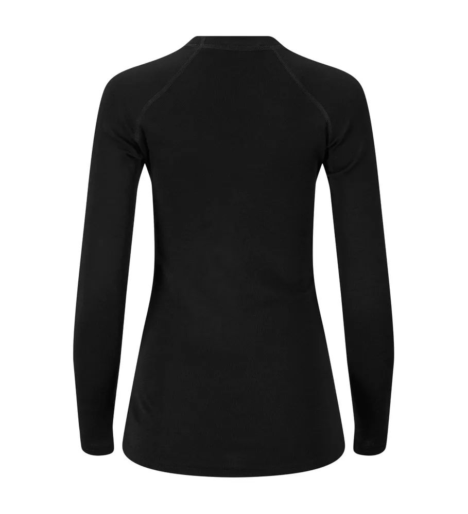 WarmWool Crewneck Wm, jet black
