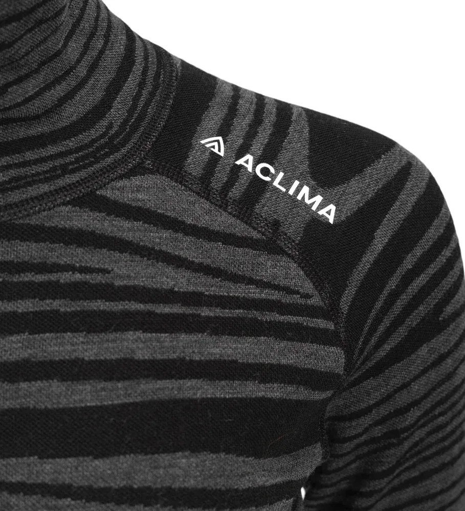 WarmWool Motion Rollneck Wm, Black Motion
