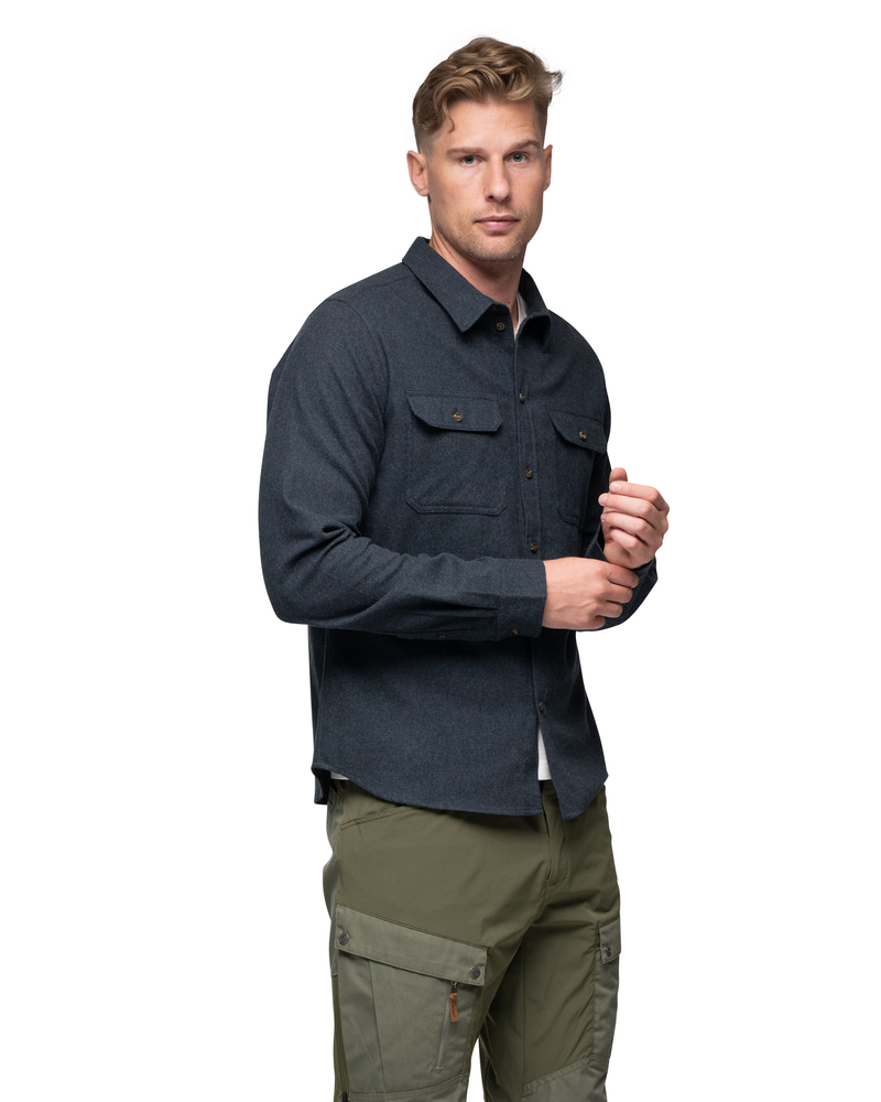 Nordmarka Flannel Shirt, navy blue