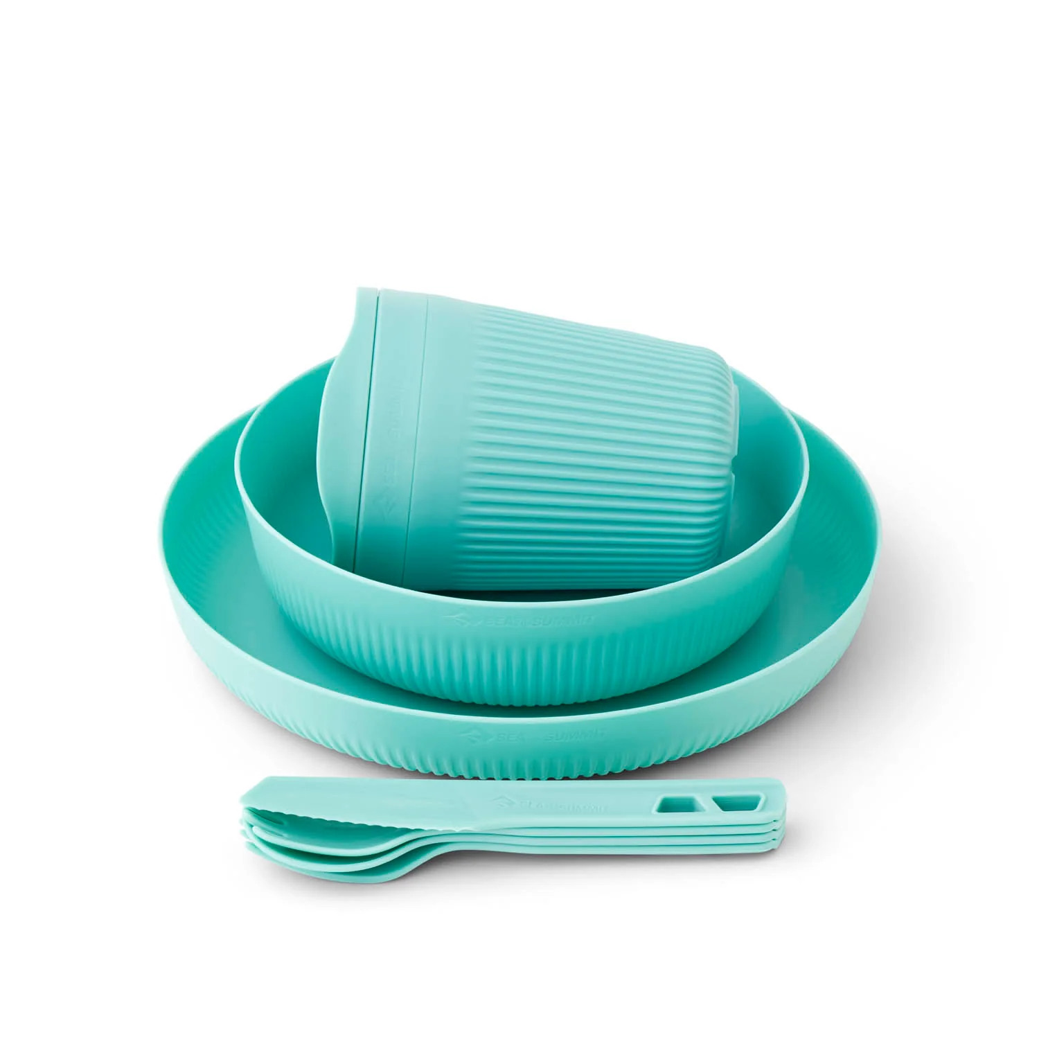 Passage Dinnerware Set 7-teilig, aqua sea blue