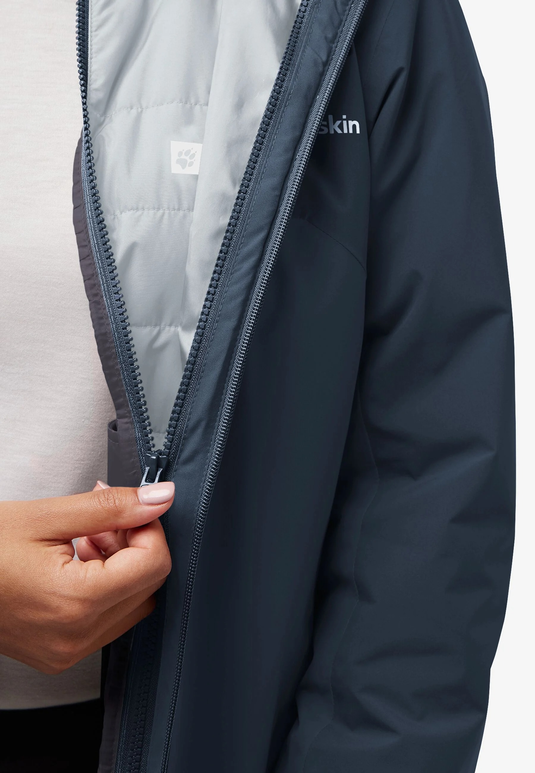 Hunberg 3in1 Jacket Wm, midnight sky