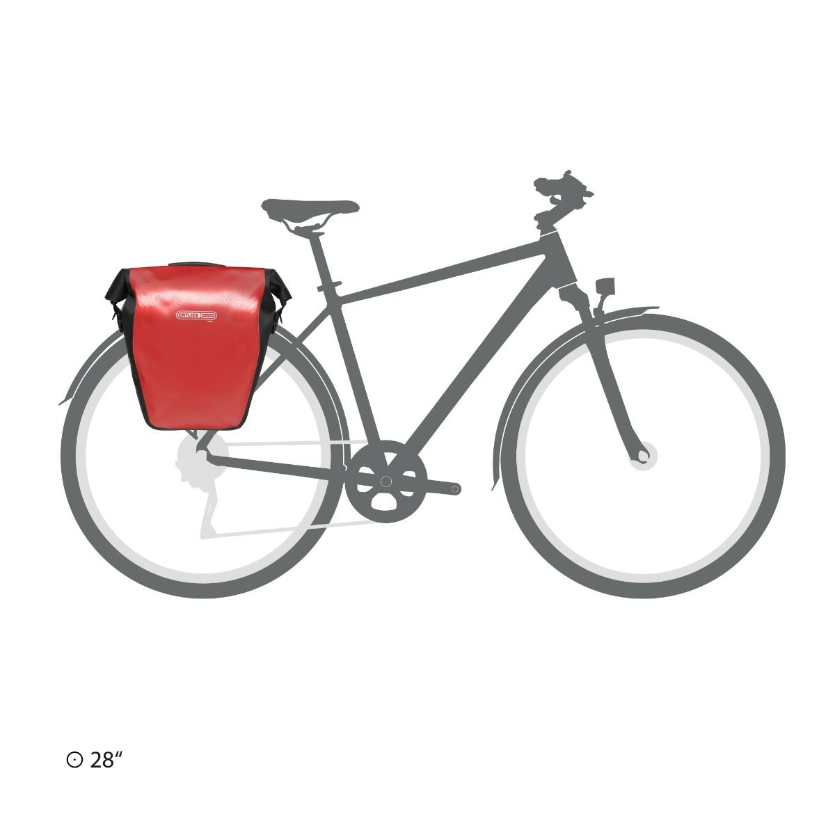 Back-Roller Core, SINGLE, red-black