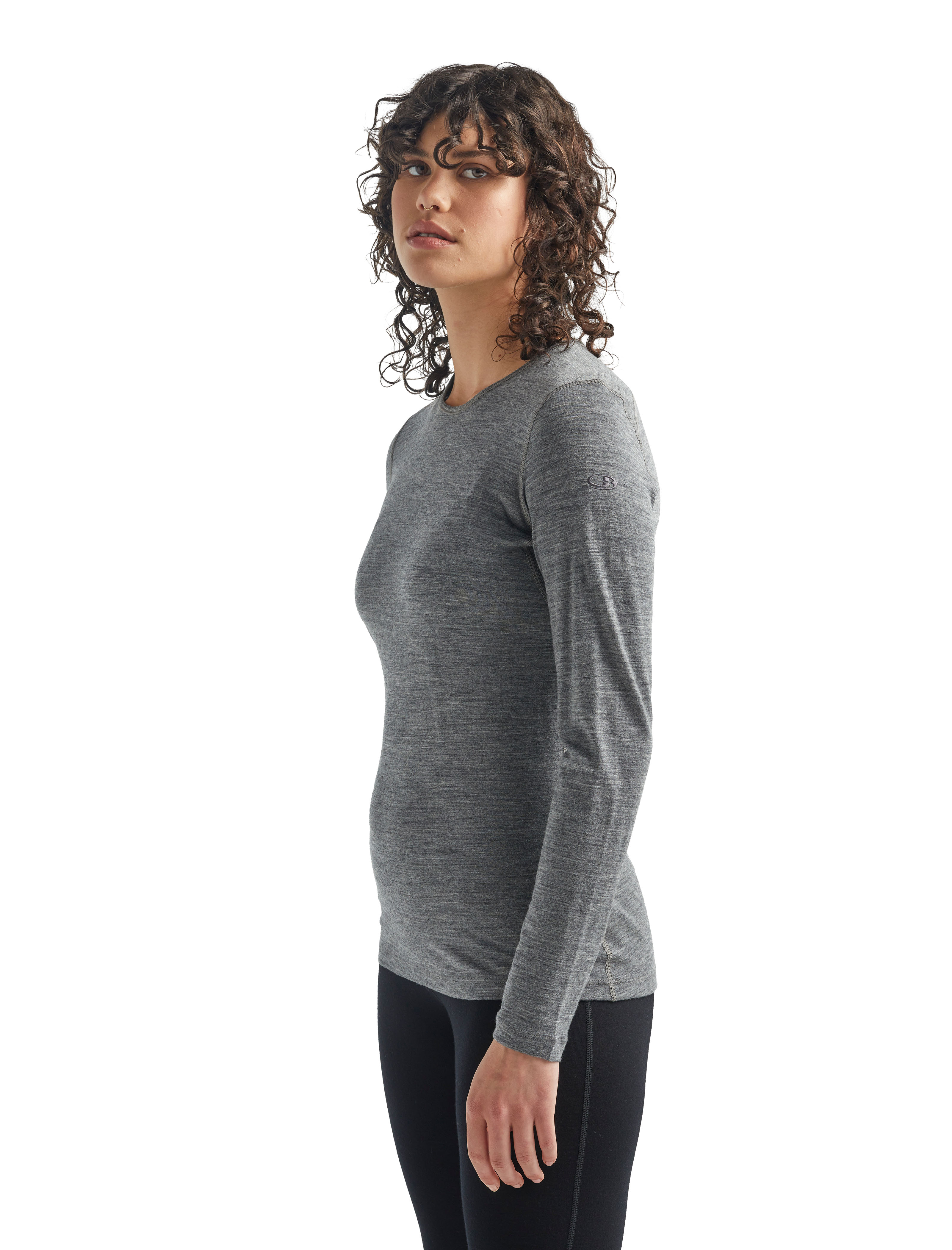 BF200 Oasis Crewe L/S Wm, gritstone heather