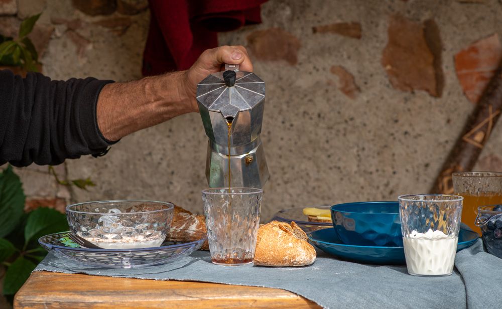 DISHES+CUP, clear as crystal