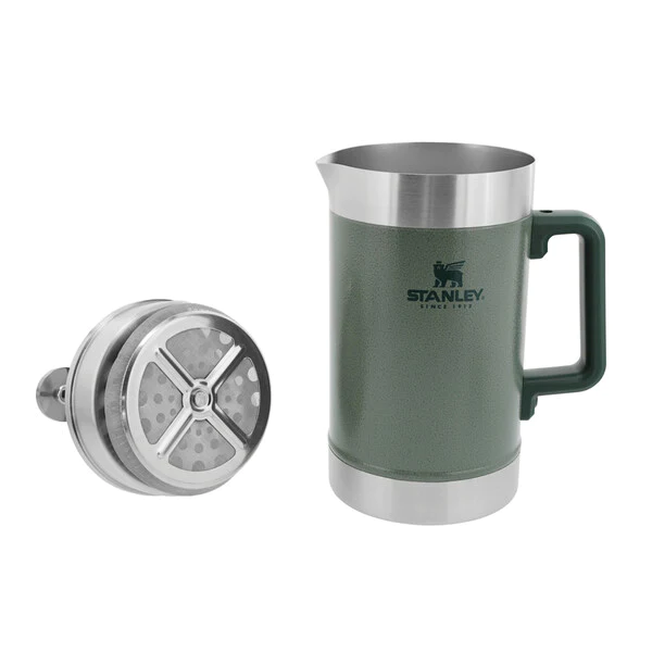 Stanley Stay-Hot French Press, hammertone green