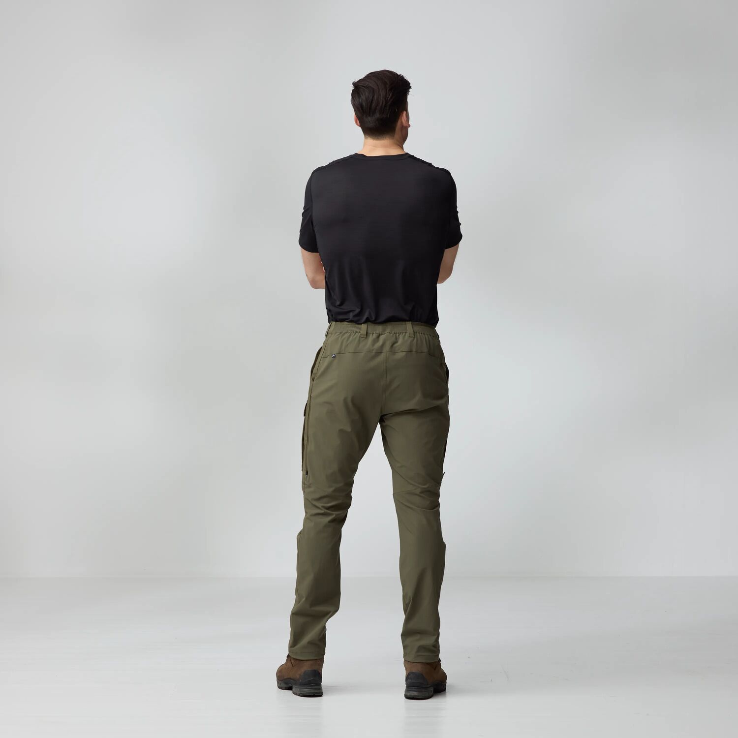 Abisko Hybrid Trail Trousers REG, black