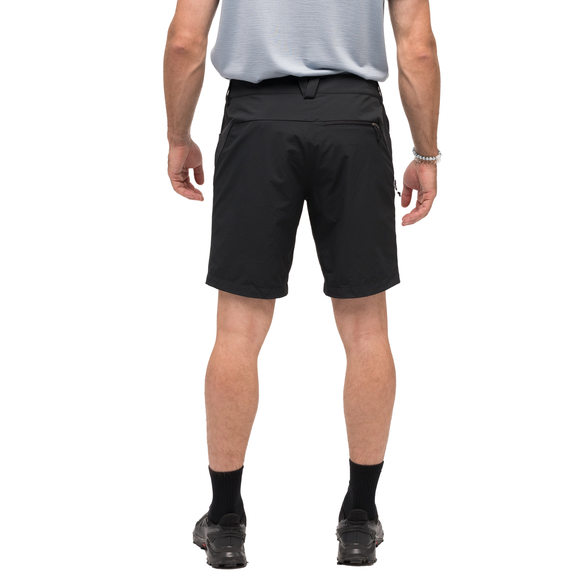 Vaagaa Light Softshell Shorts, black/husky blue