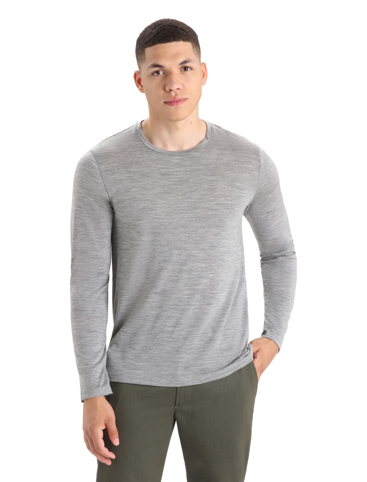 Sphere L/S Tee, metro heather
