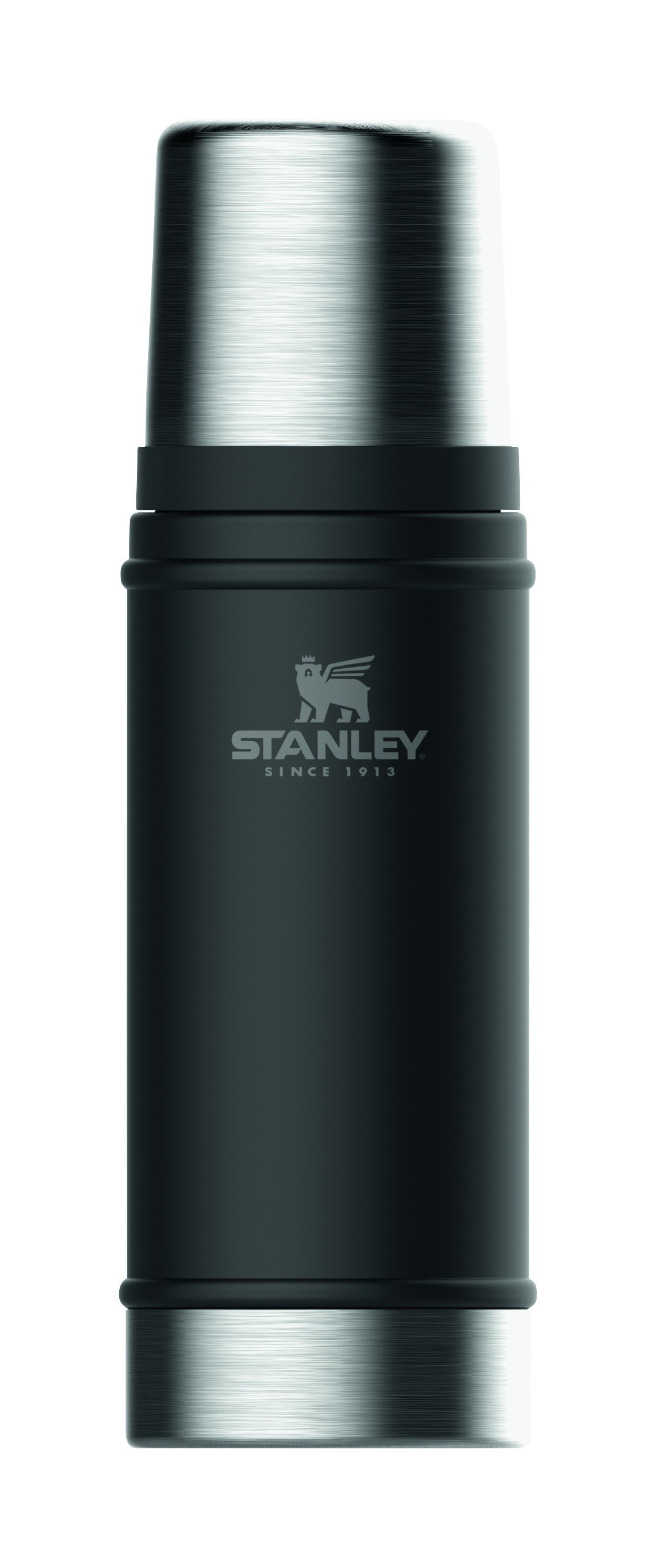 Stanley Classic Vakuum Flasche 0,47 L, schwarz