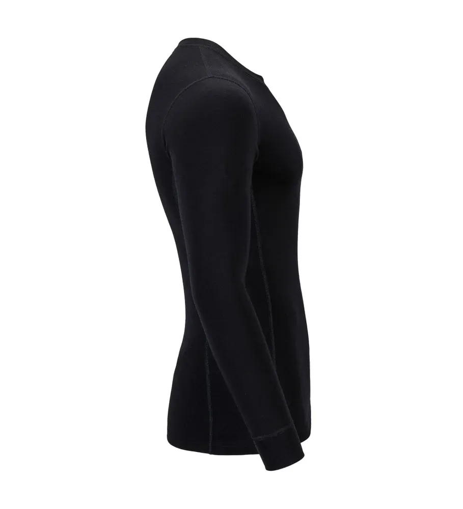 WarmWool Crewneck, jet black