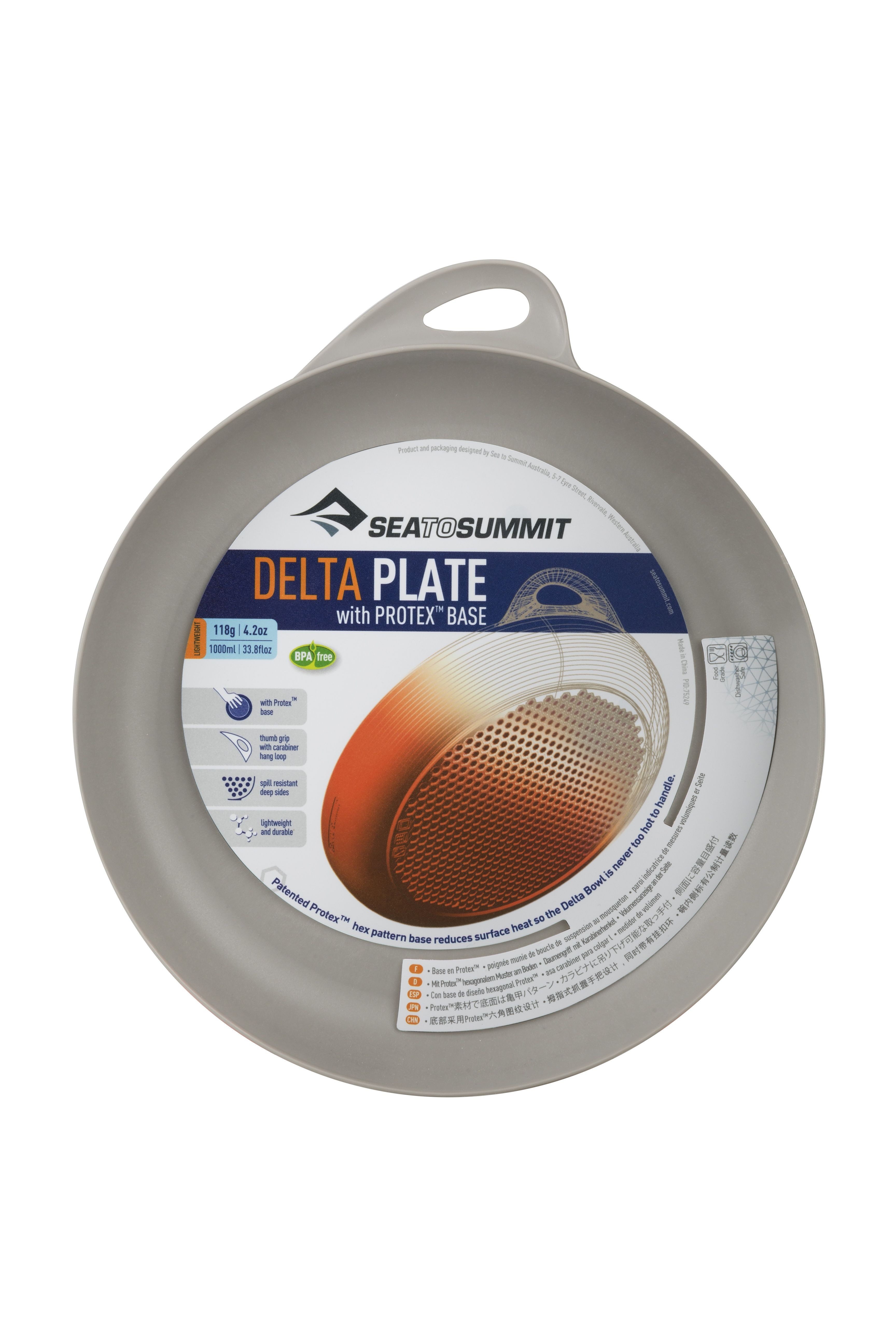 Delta Plate, grey