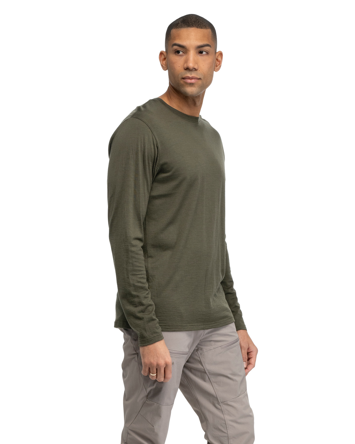 Merino Long Sleeve, pine forest