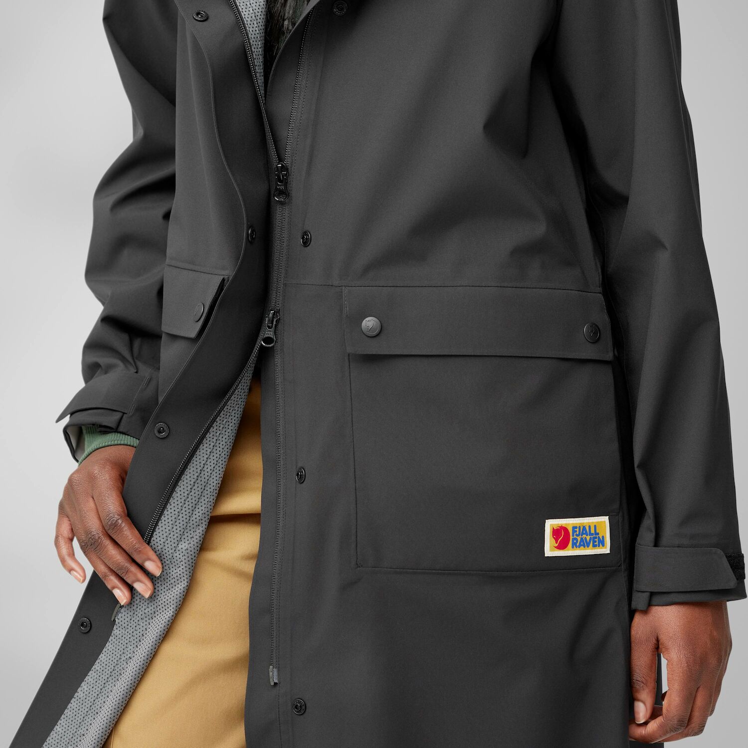 Vardag Rain Parka Wm, black