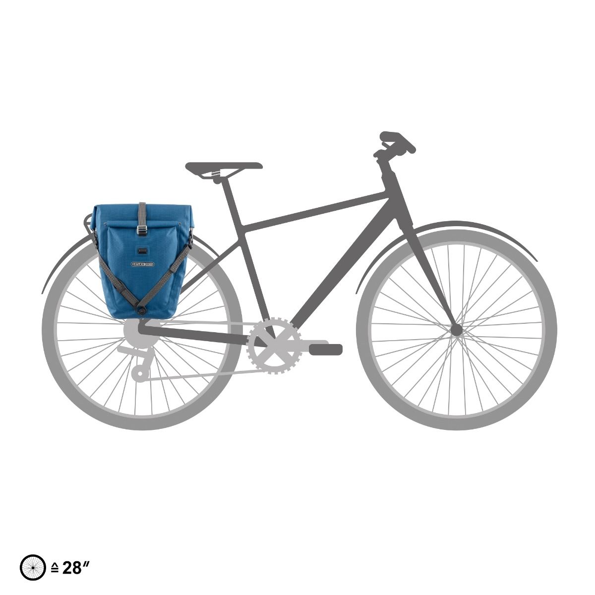 Back-Roller Plus, SINGLE, denim
