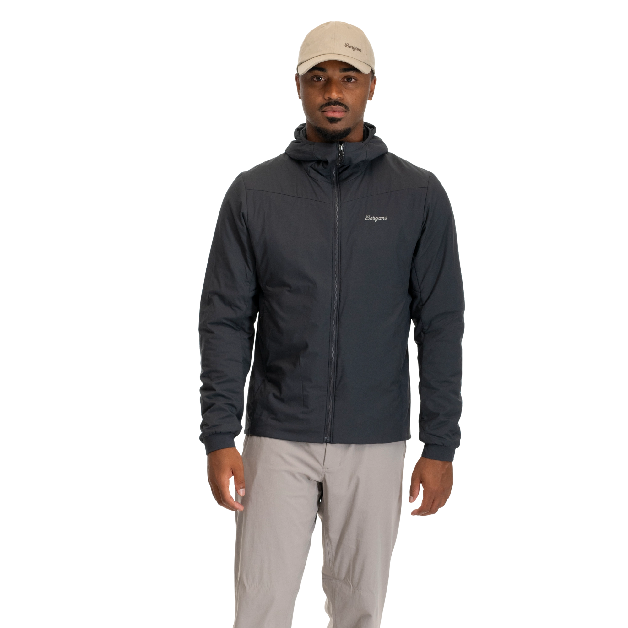 Holo Insulated Hood Jacket, dark shadow grey