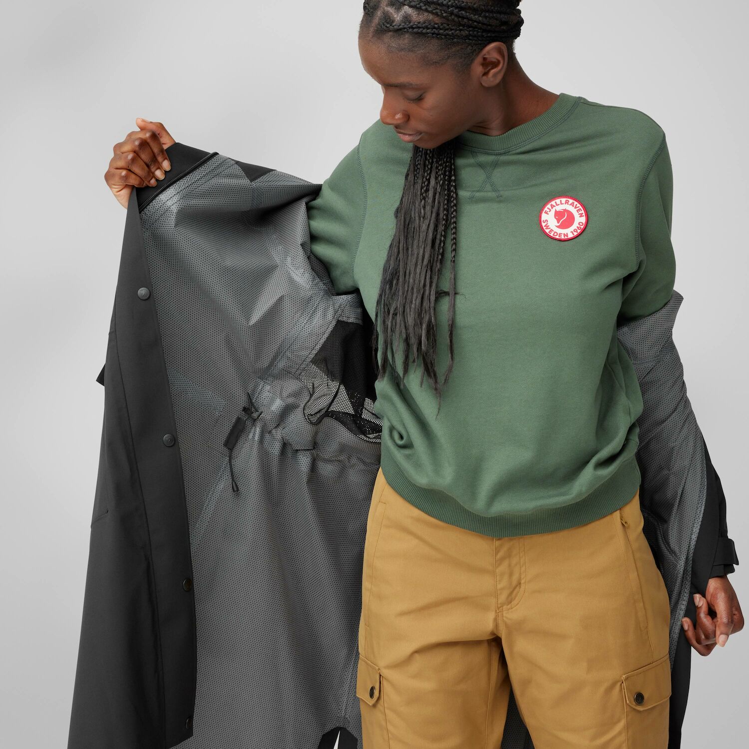 Vardag Rain Parka Wm, black