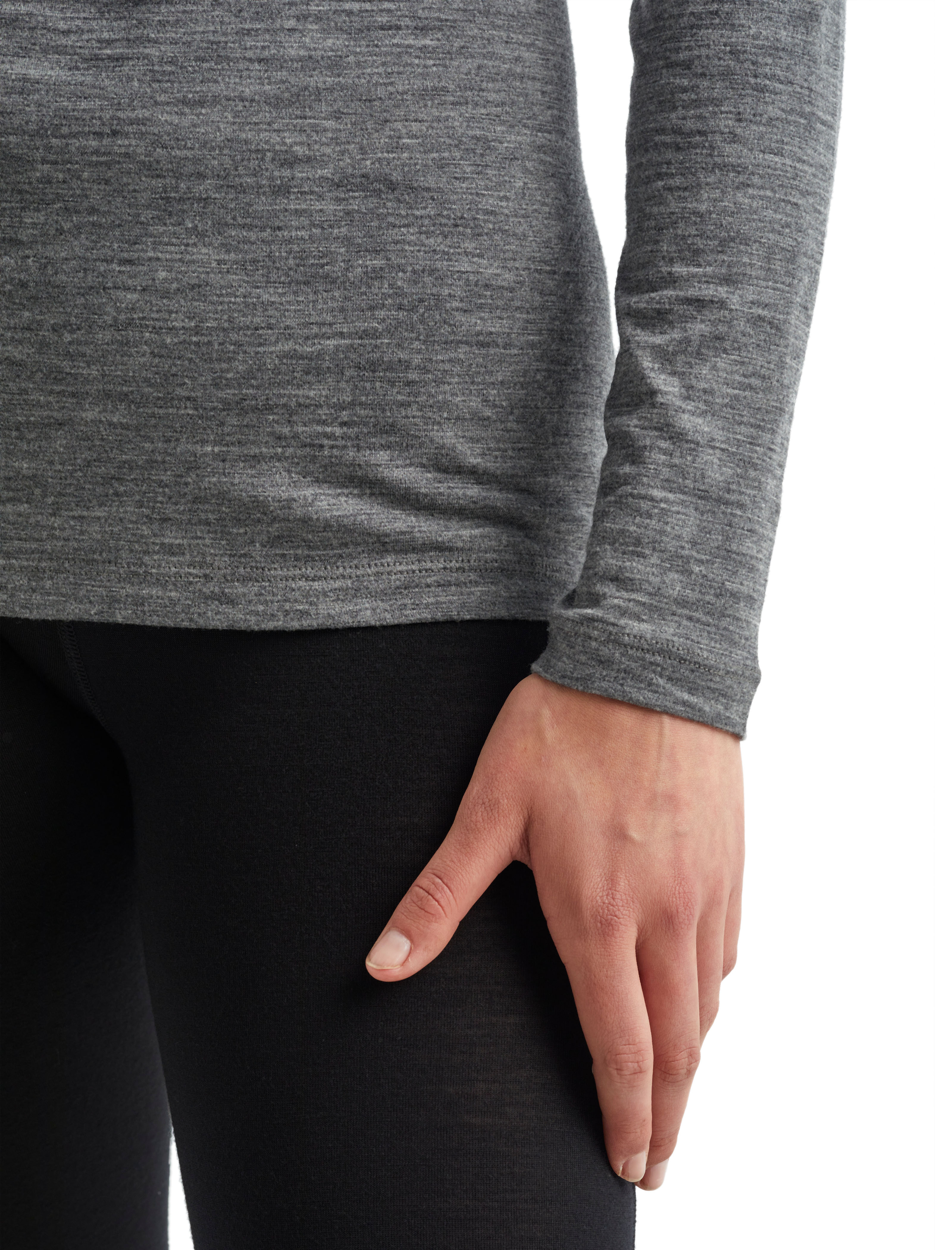 BF200 Oasis Crewe L/S Wm, gritstone heather