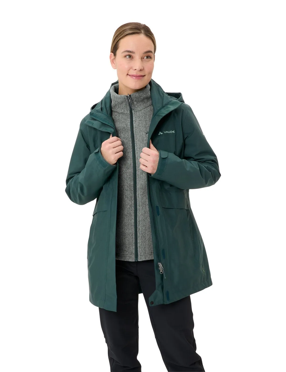 Idris 3in1 Parka Wm, deep pond