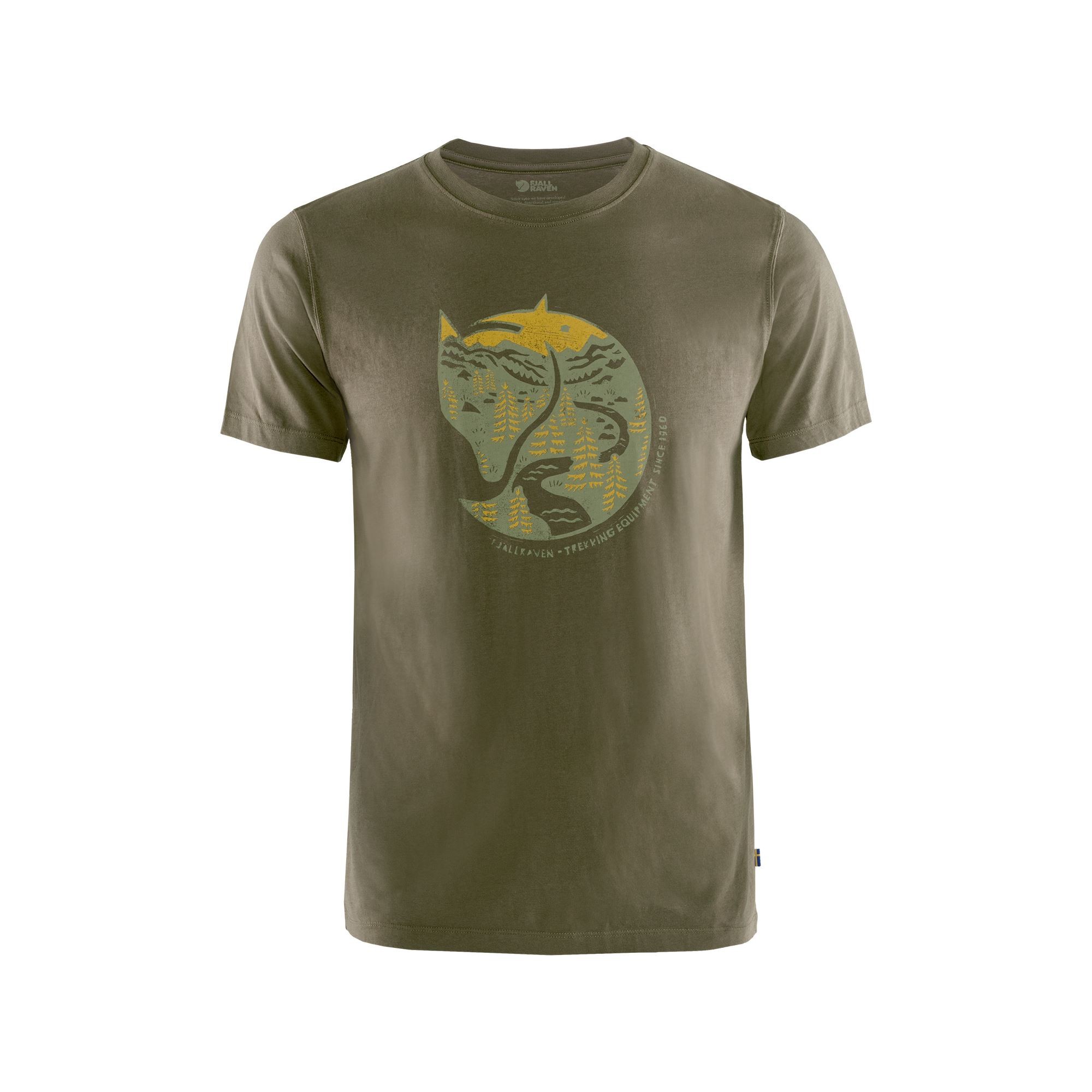 Arctic Fox T-Shirt, dark olive