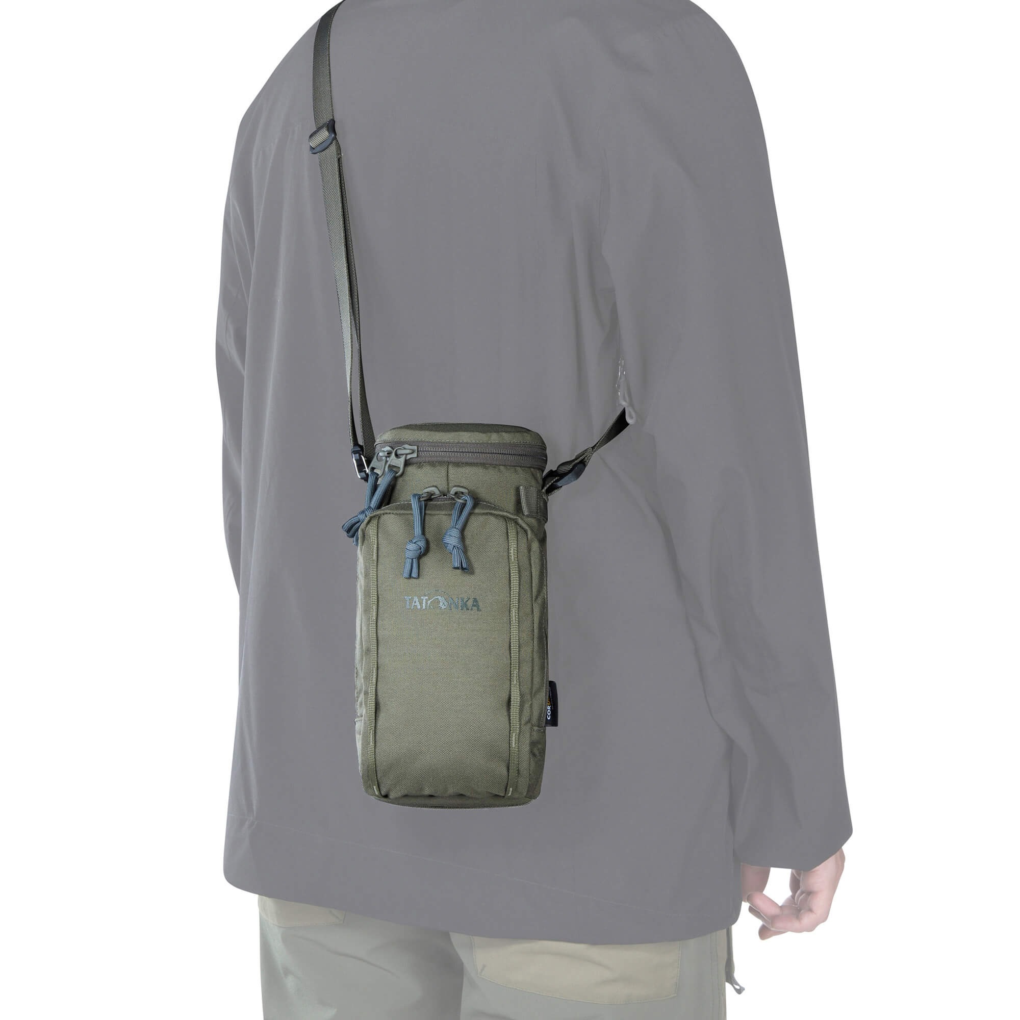 Bottle Pouch 1L BC, stone grey olive