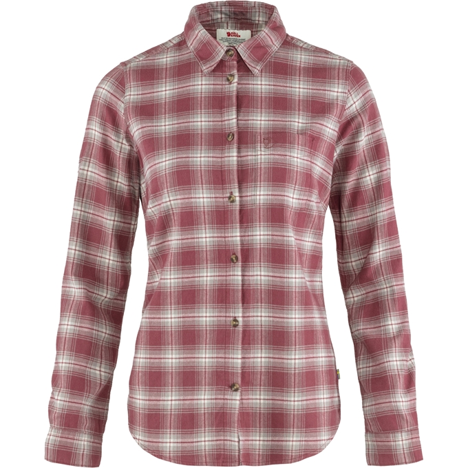 Övik Flannel L/S Shirt Wm, mesa purple fog