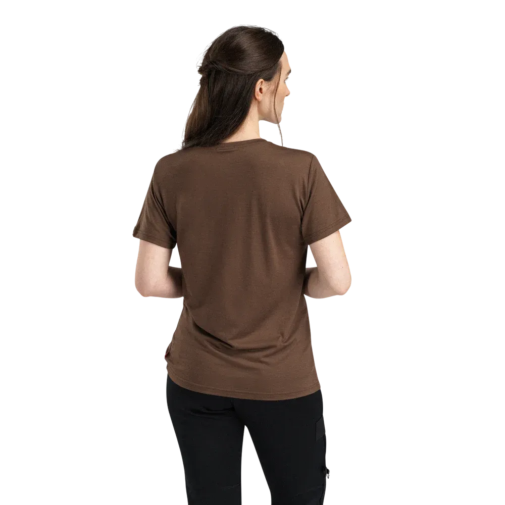 LightWool 140 Classic Tee Wm, dark earth