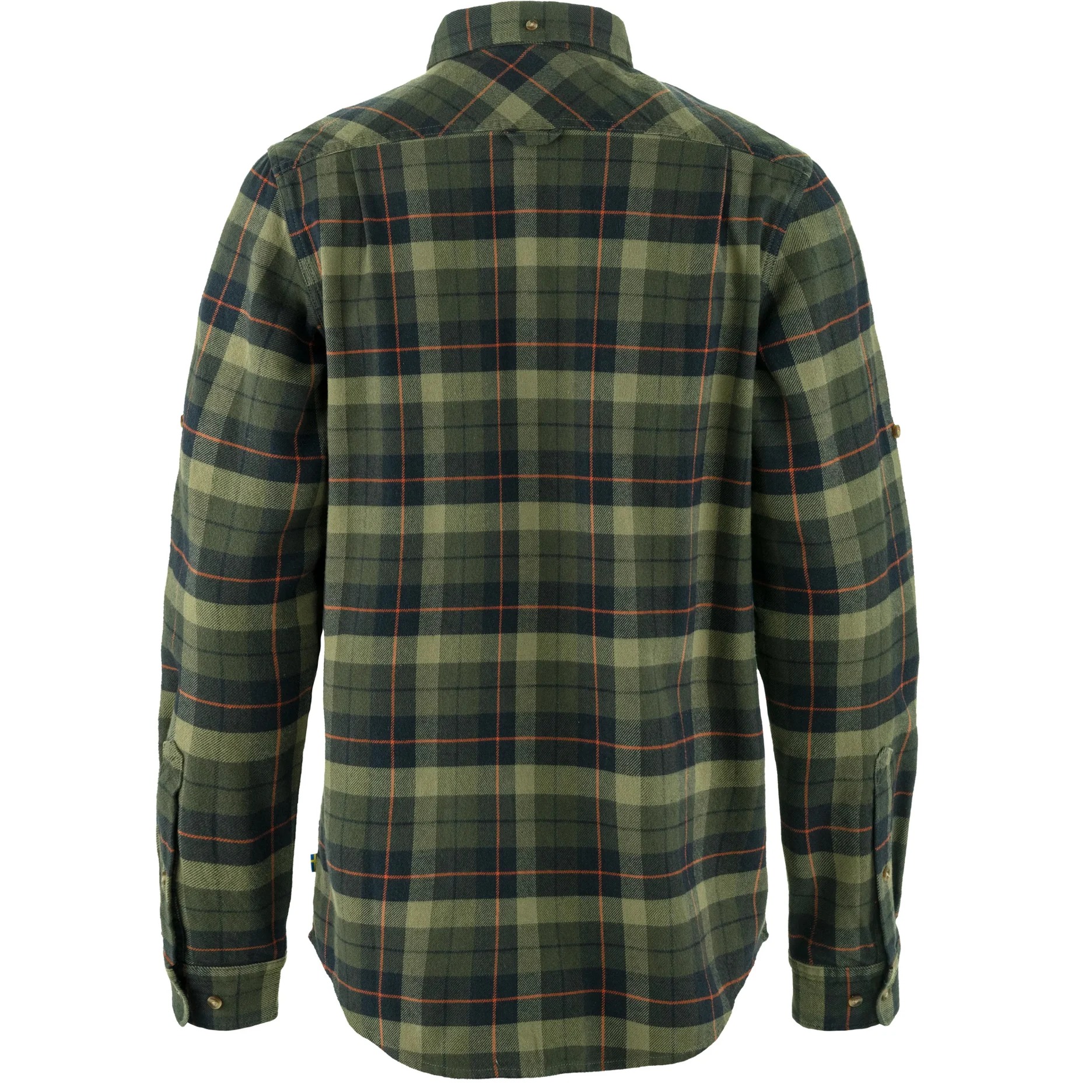Singi Heavy Flannel L/S Shirt, black/deep forest