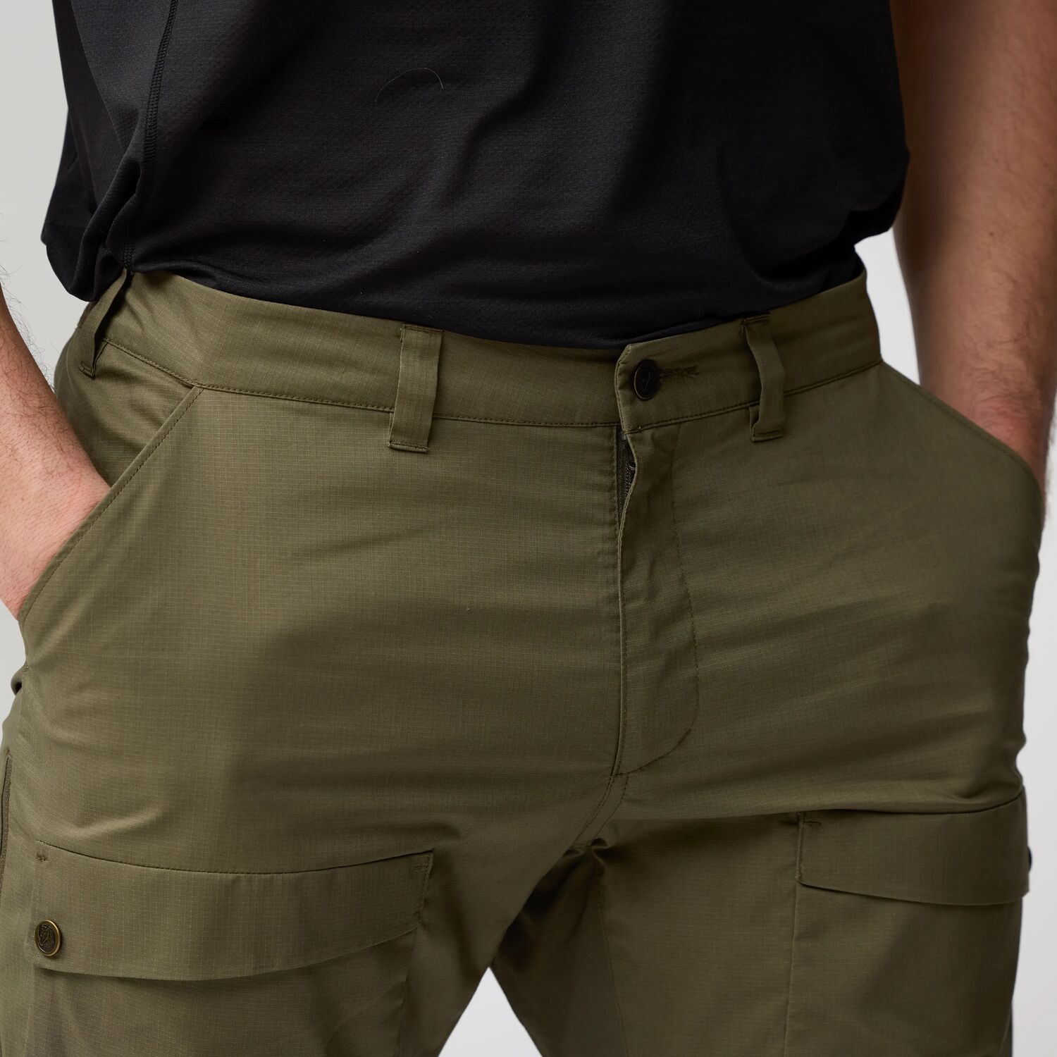 Abisko Hybrid Trail Trousers REG, black