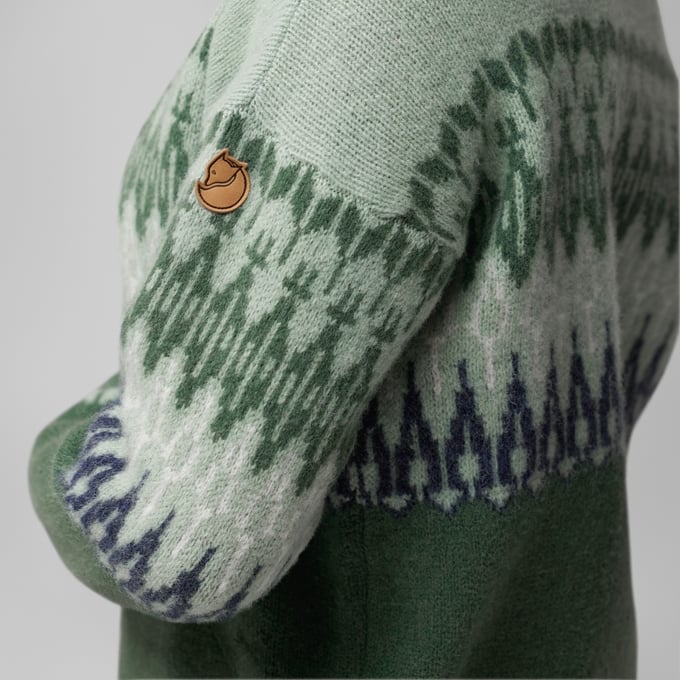 Övik Path Knit Wm, deep patina misty green