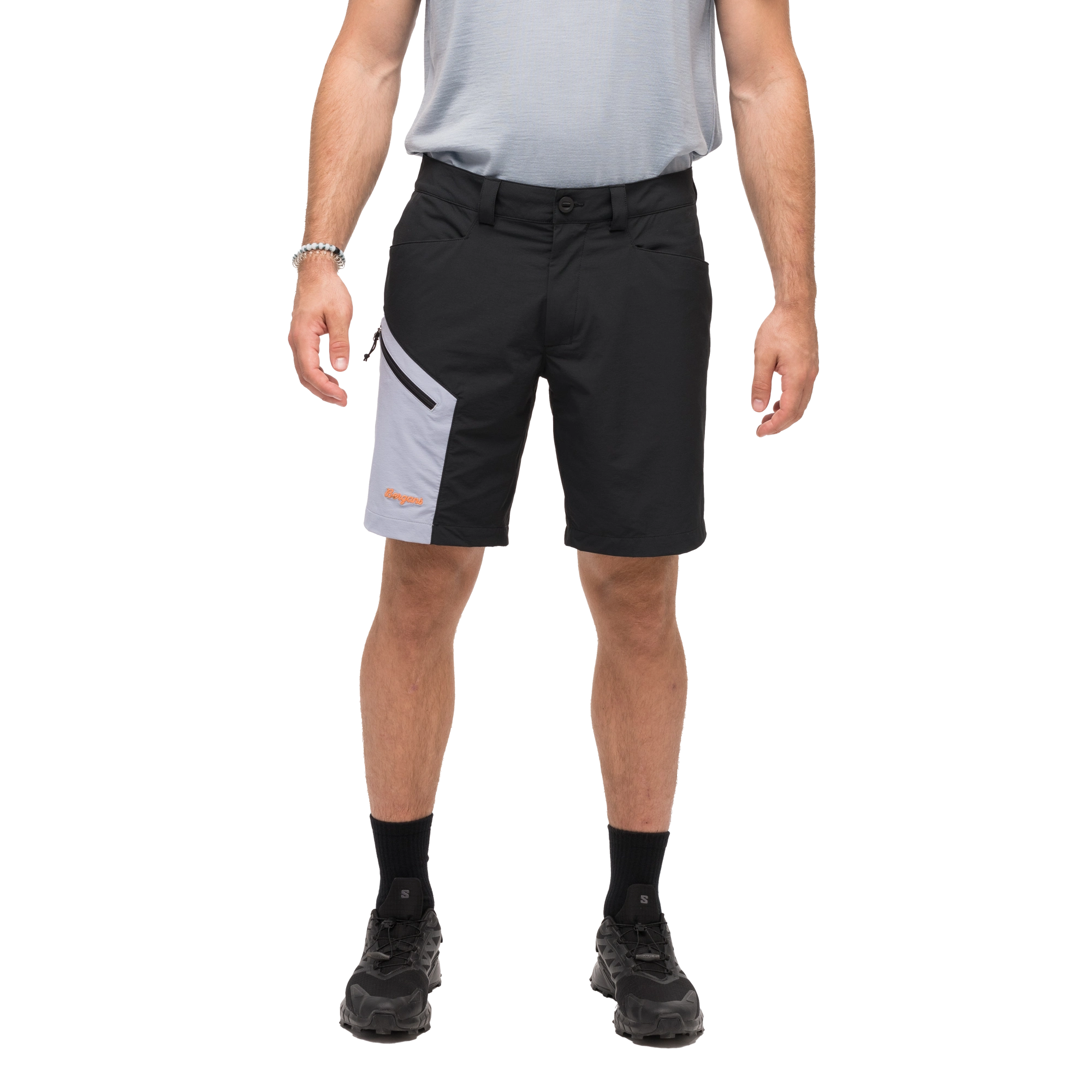 Vaagaa Light Softshell Shorts, black/husky blue