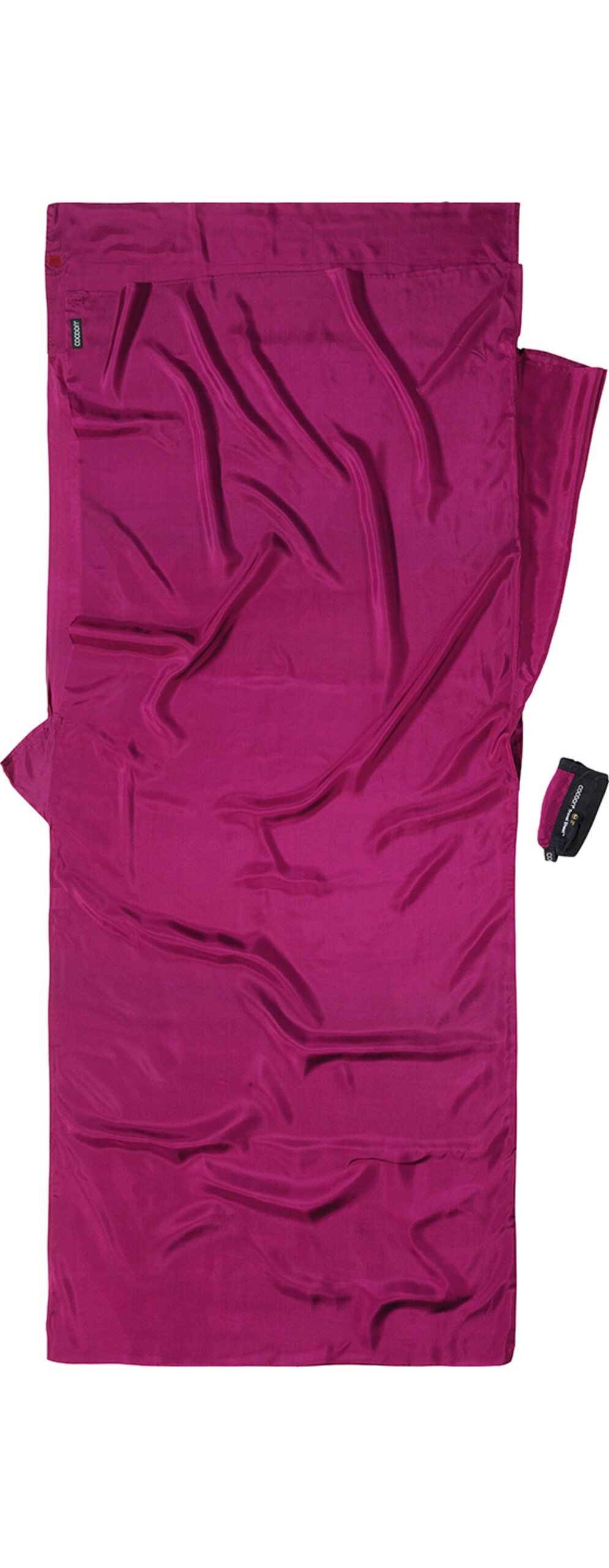 TravelSheet Seide, mulberry red