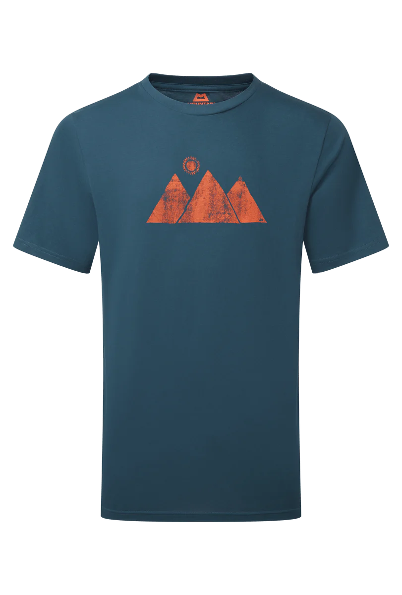 Mountain Sun Tee, majolica blue