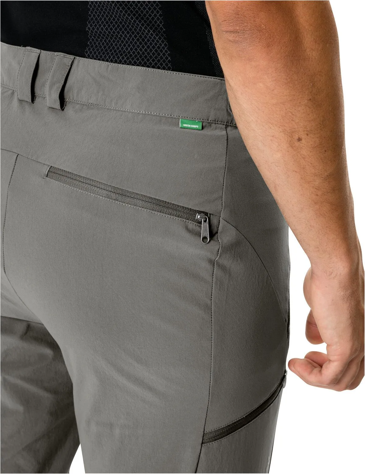 Farley Stretch ZO T-Zip Pants SHORT, stone grey