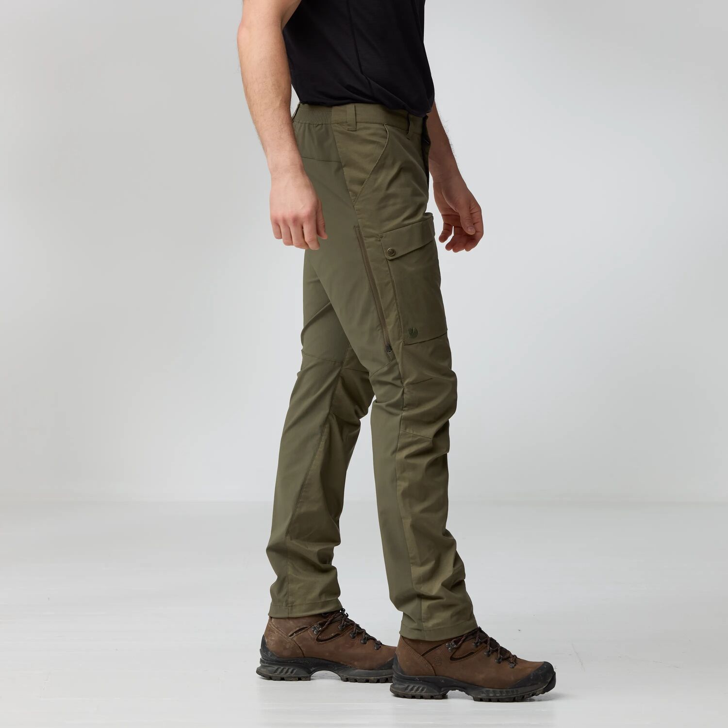 Abisko Hybrid Trail Trousers REG, black