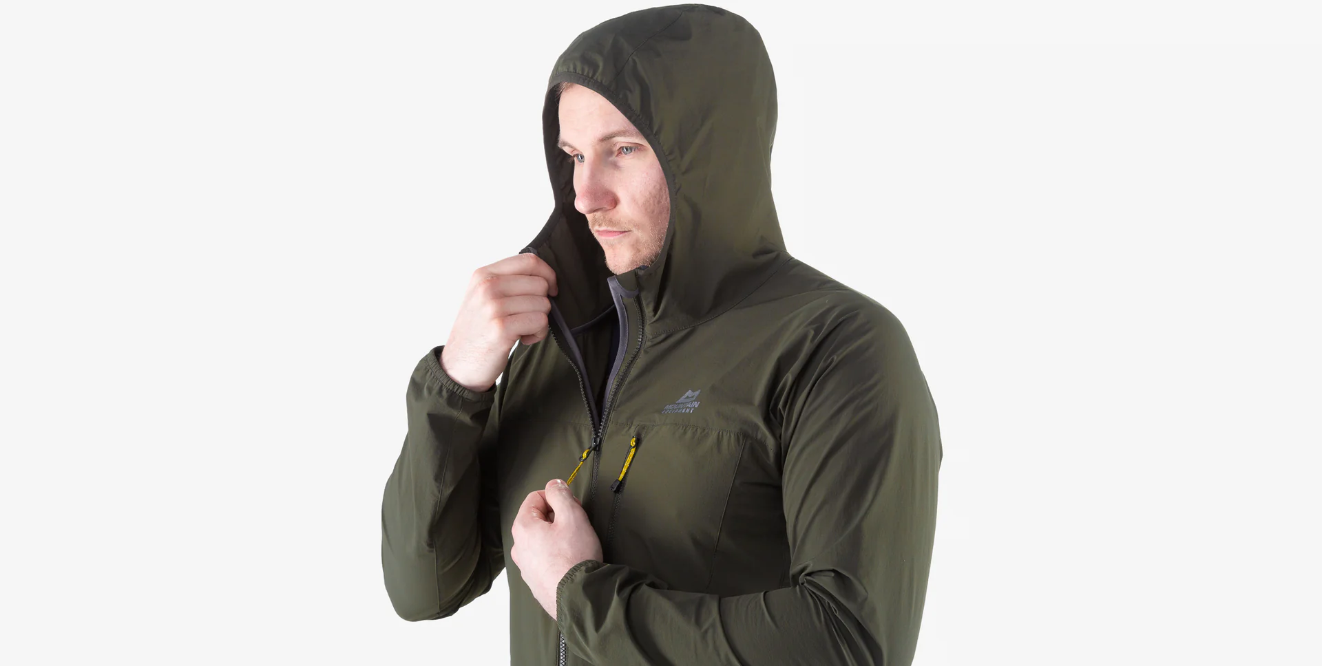 Echo Hooded Jacket, majolica blue