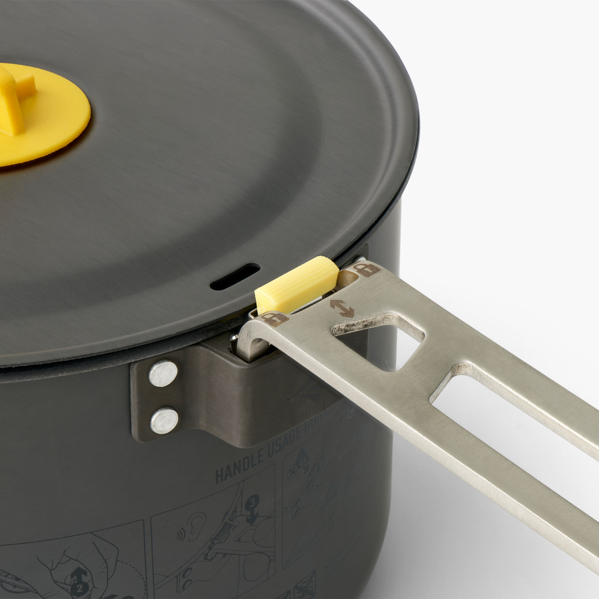 Frontier UL Pot - 2L, Aluminium Hard Anodised Grey