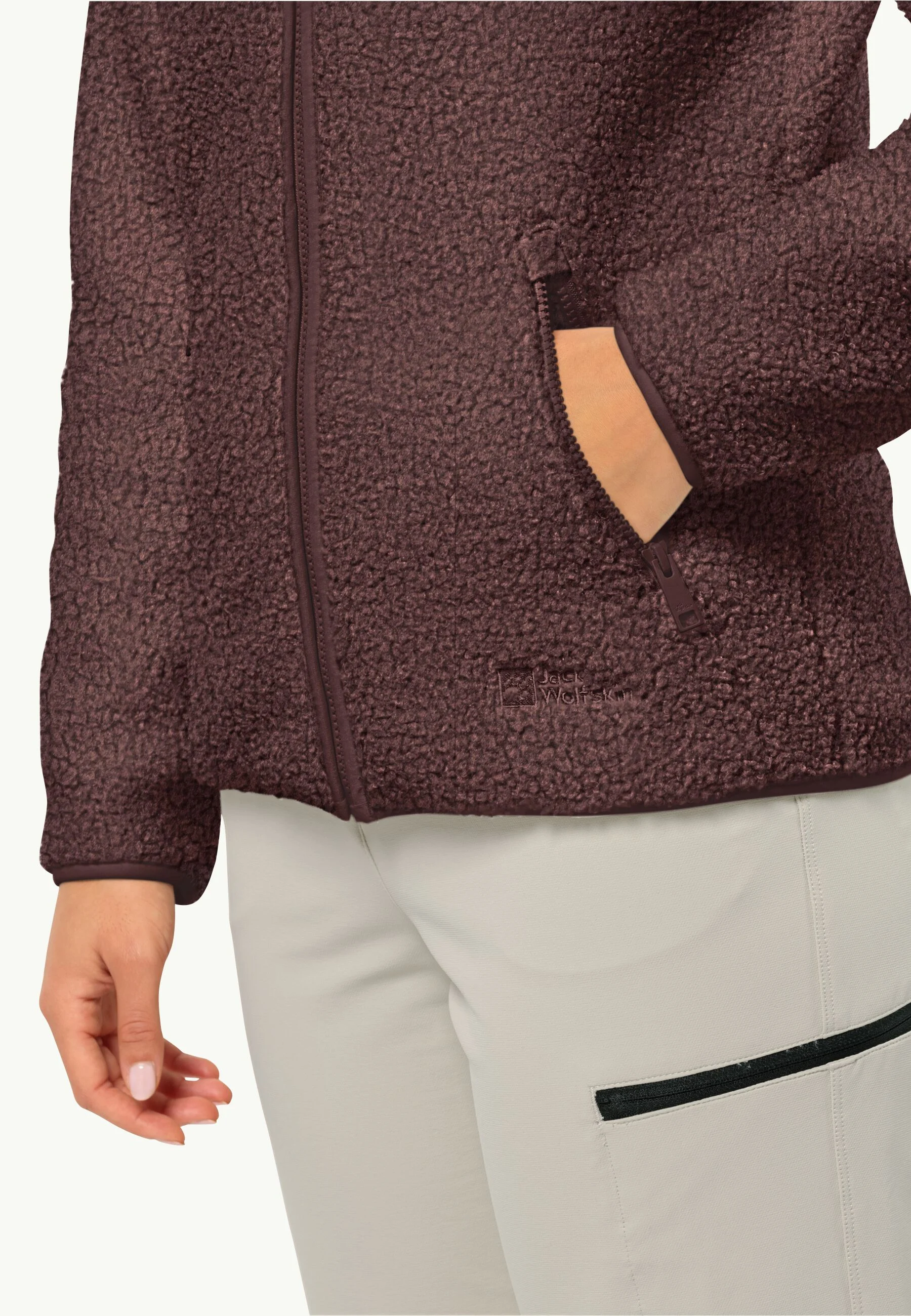 High Curl Jacket Wm, boysenberry